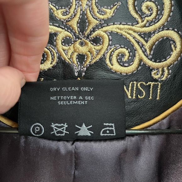 Nicole Benisti Wool Swing Peacoat Button Grey Long Unique Designer Women Medium - Picture 13 of 13